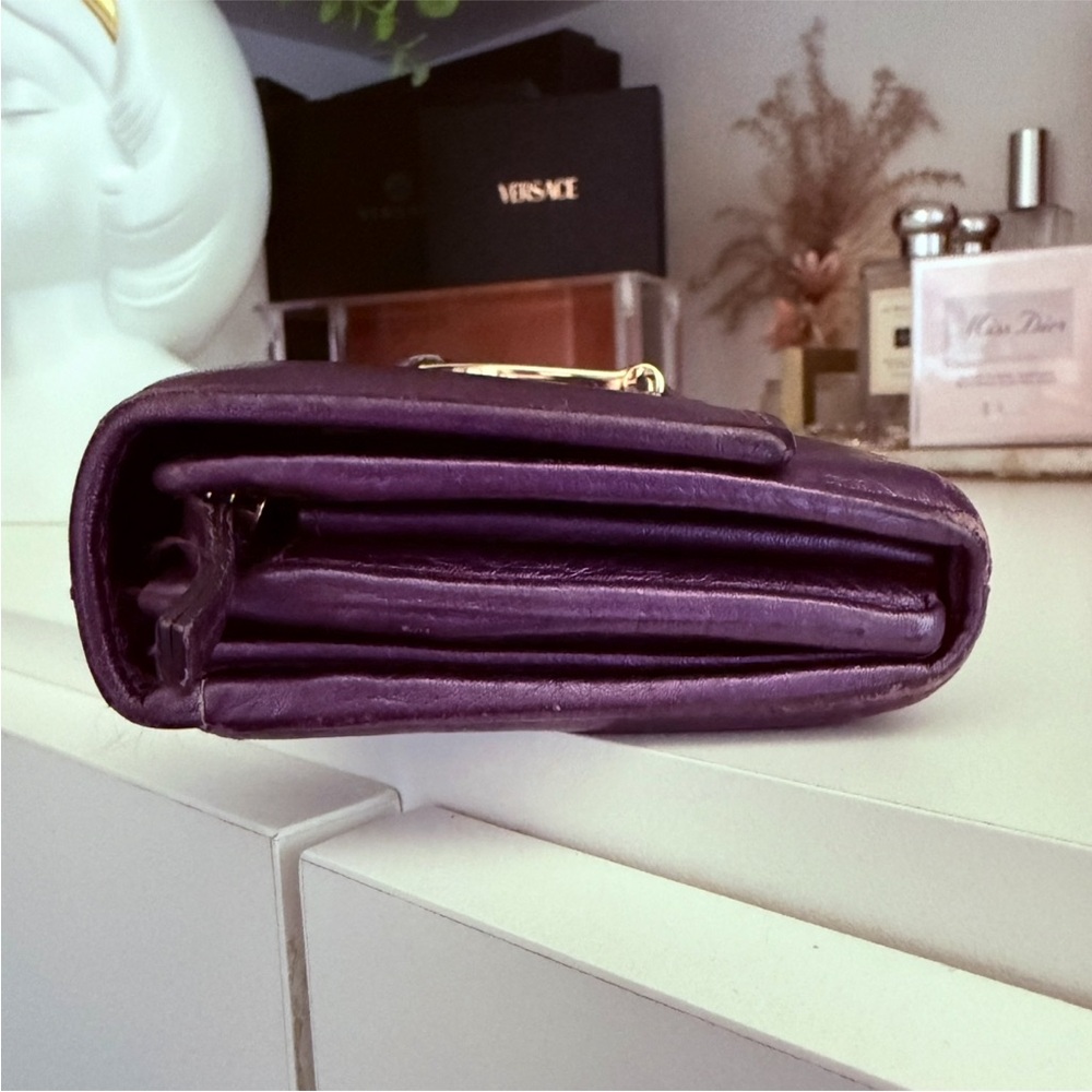 Gucci Abbey Continental leather wallet in nebula, purple - Picture 10 of 15